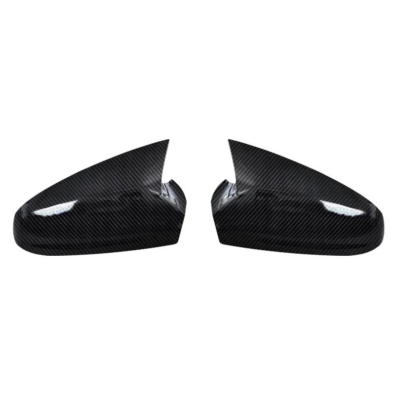 Rearview Mirror Housing Side Wing Mirror Cover Cap Fit For Vauxhall Opel Astra H 2004 - 2009 Car Accessories Carban/Glossy Black
