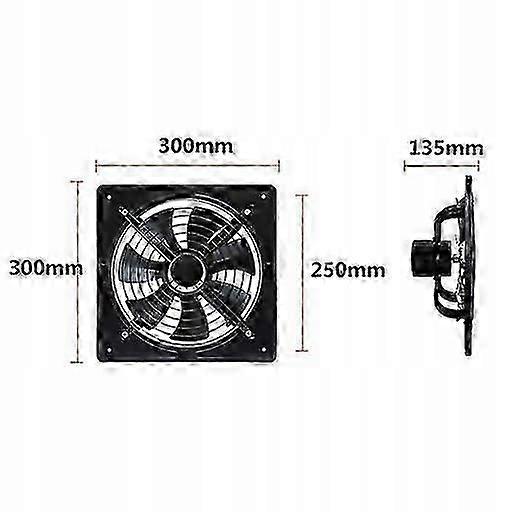 Industrial Wall Exhaust Fan 300mm for Ventilation and Air Circulation