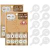 Latte Art Stencil Sheets, 5 Sheets X 2 Types, for 65-80mm Cups (Japanese/Western Set)