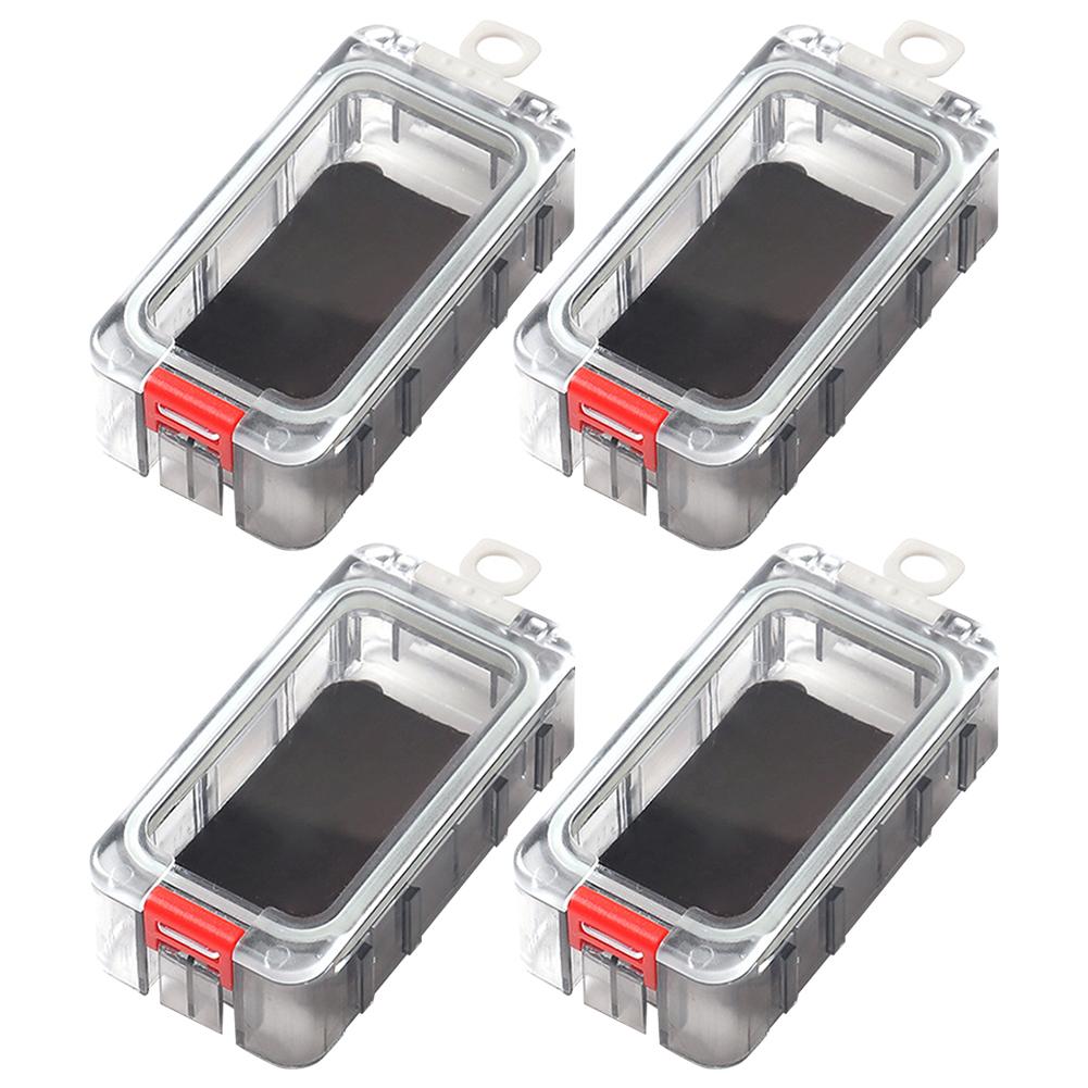 Водонепроницаемый ящик для рыболовных снастей Светящийся кейс для хранения приманок и крючков Расширяемые коробки-органайзеры для инструментов для карповой рыбалки Рыболовные аксессуары