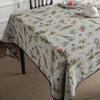 Tablecloth French Retro Embroidery Contrasting Color Dining Table Cloth Jacquard Rectangular Tablecloth Atmosphere