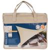 ProGarden Toile D'ombrage 3,6x3,6x3,6 M Crème Triangulaire, Toile D'ombrage,,, Voile D'ombrage 447573