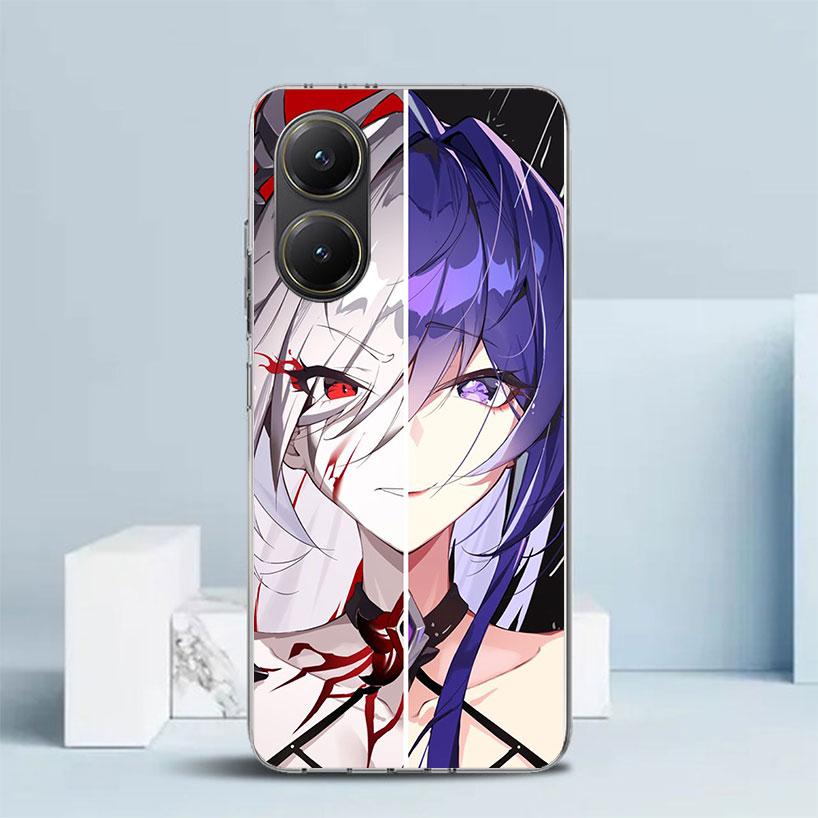 Чехол Honkai Star Rail Acheron с мягкой обложкой для Xiaomi Poco F7 Ultra X7 X6 X5 Pro M7, чехол для телефона Redmi 15 15C 13 13C 12 12C 10 10C с принтом