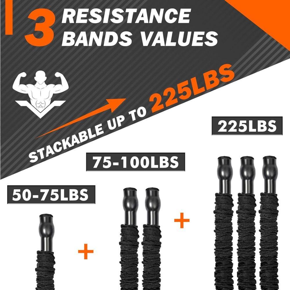 Fitness Equipments Pull Up Workout Band Heavy Duty Pull Up Helper Band Set  for Pull Up Assist