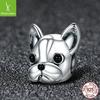 Серебряные бусины Ziyun 925 Bulldog Puppy - оригинальные аксессуары для украшений в виде животных