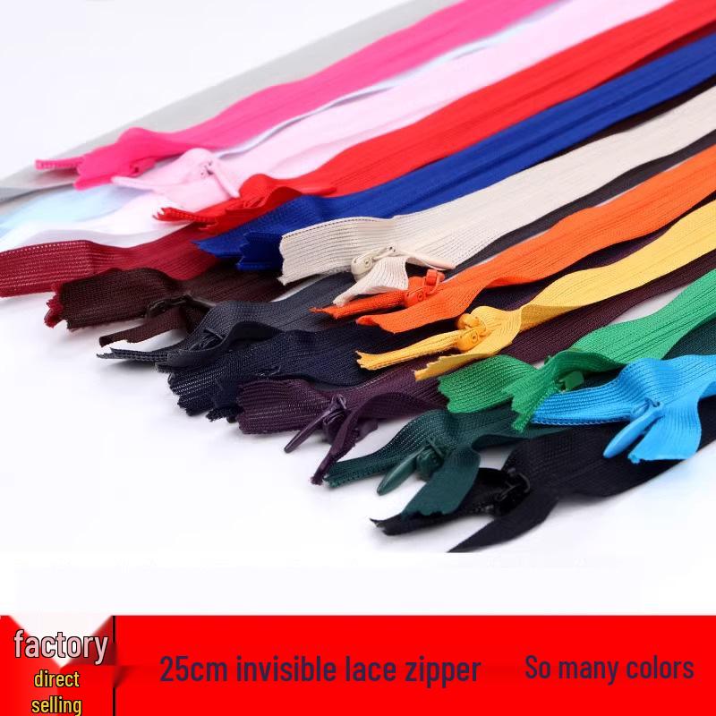 Sanli Невидимое 25 см Платье и Подушка Молния с закрытым концом