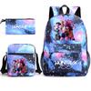 Animation Cartoon Children'S Backpack Leisure Pencil Bag Shoulder Bag Three-Piece Set, Primary And Secondary School School Bag