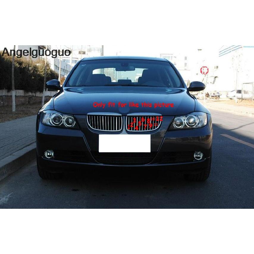 Для BMW 3 серии E90 E91 320 325 330 335 2005-2008 годов 3D M накладка на переднюю решетку, полоски, крышка для автоспорта