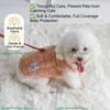 Thickened Fleece Dog Coat with Leash Hole for Teddy Bichon Winter Warm Pet Vest