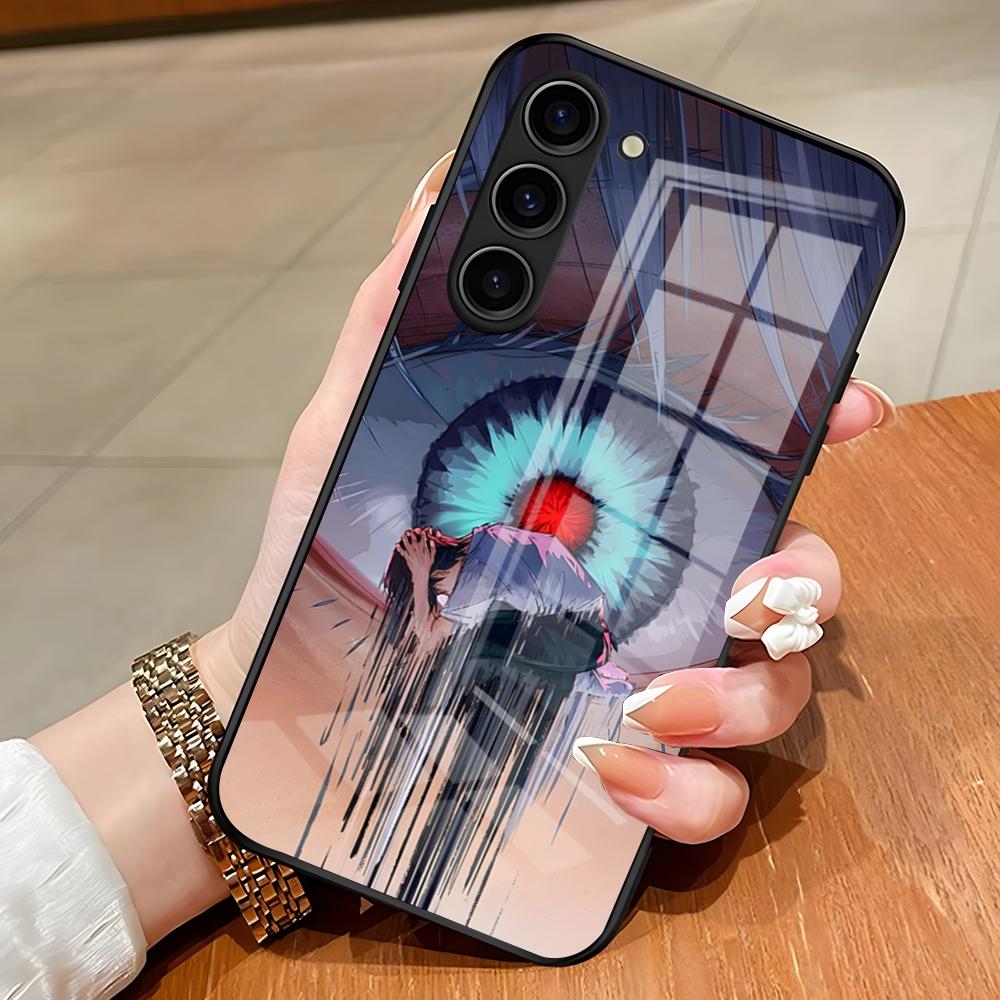 Чехол для телефона "Лето Хикару умер" для Samsung S26 S25 Edge Ultra S23 S22 S21 S20 Ultra Plus S24 Fe A54 A53 A25 Стеклянная крышка