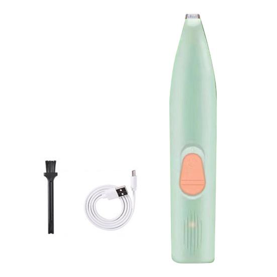 Dog Paw Trimmer with LED Light Low Noise Cat Paw Hair Trimmer Electric Pet Grooming Clippers for Dogs Cats Paw Hair Trimming Safety