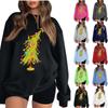 Women's Fashion Casual Long Sleeve Solid Color Hoodie