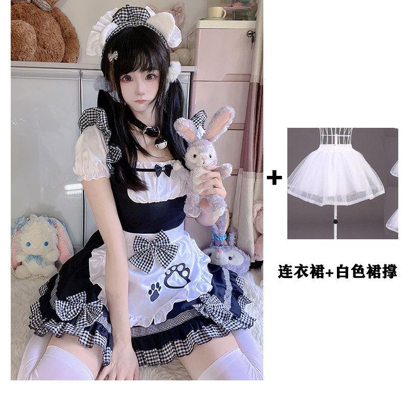 Japanese maid outfit sweet kitten wild maid cosplay cute soft girl two-dimensional jumpsuit