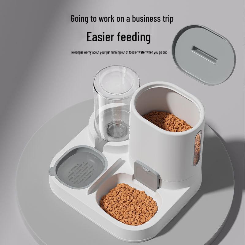 Автоматическая кормушка и поилка для домашних животных большой вместимости, двойные миски для кошек и собак