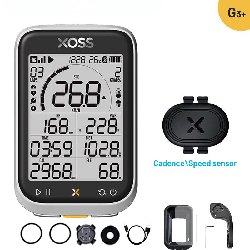 XOSS g3 g3Plus Велокомпьютер Беспроводной GPS Спидометр для Велосипеда Дорожный Велосипед MTB Водонепроницаемый ANT+ Каденс Скорость Умный Велокомпьютер