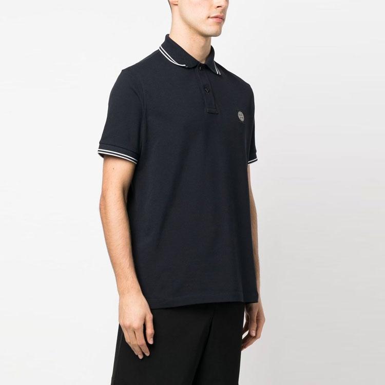 STONE ISLAND Поло с нашивкой 'Navy' Мужское 10152SC18-A0020
