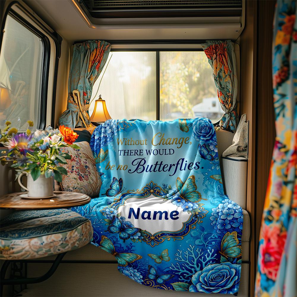 Butterflies Change Blanket Durable Comfort For Sofa Couch Office Bed Picnics Ideal For All Seasons Stylish Decor Perfect Gift For Relatives And