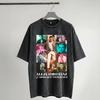 Harajuku Washed Shirts Alejandro Sanz 2026 Concert Outfit Novelty T-Shirts Harajuku  Streetwear Short Sleeve Graphic Tops Tees