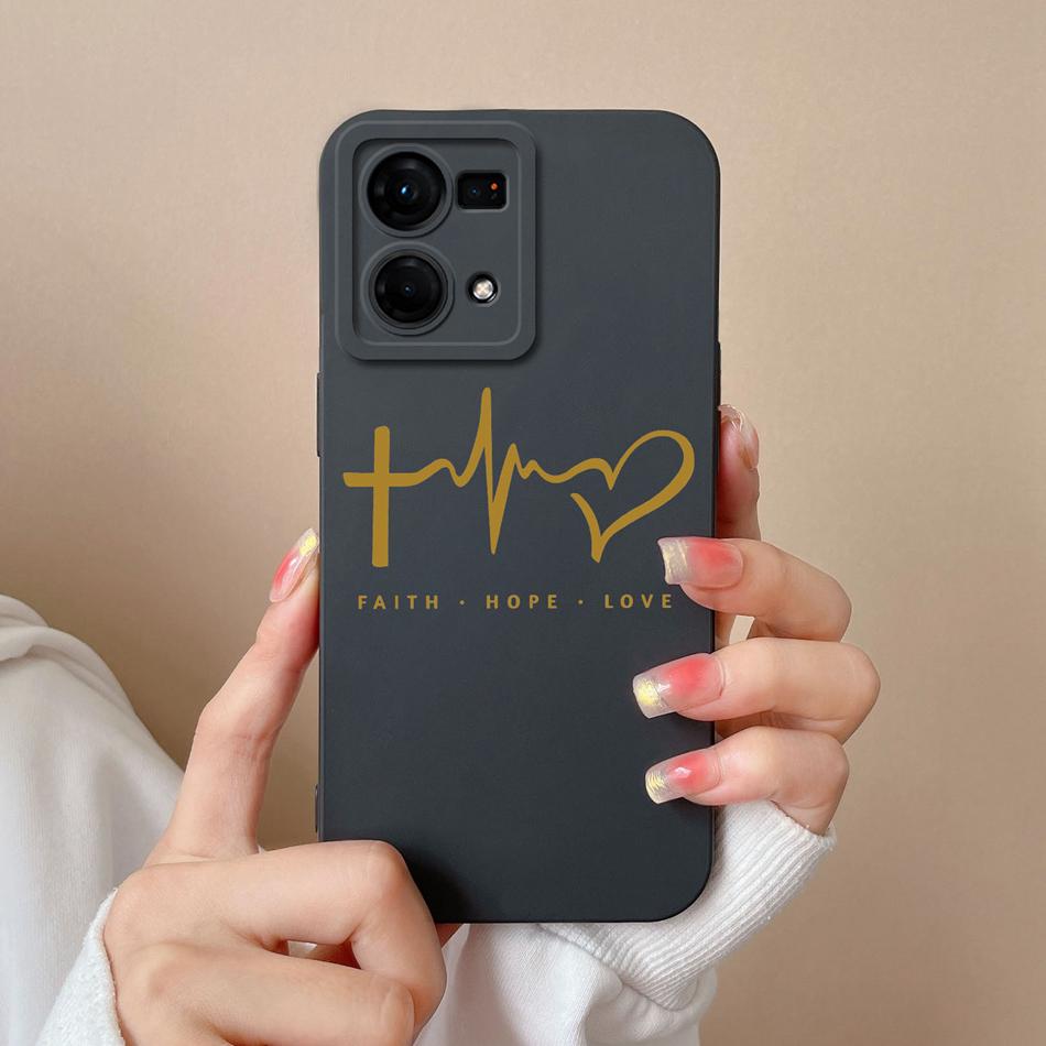 For Oppo F21 F21S Pro 4G 5G Phone Case New Fashion Liquid Silicone Camera Protection Back Cover For Oppo F 21 S Pro Funda Bumper
