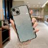 Подходящий для Apple 15pro Волнистый чехол для телефона, IPhone14 Гальванизированный ТПУ Градиент Блеск 13 Противоударный Защитный Чехол