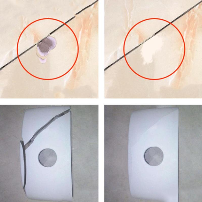 Tile Repair Paste Kit Bathroom Tub Repair Porcelain Paste Repairing Tool Wall Fiberglass Porcelain Ceramic Fix Crack Cream
