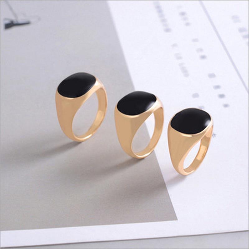 Крутое мужское лаконичное модное ювелирное кольцо из титана и нержавеющей стали