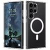Для Magsafe Магнитный HD Прозрачный Акриловый Чехол для Телефона Для Samsung S25 Ultra Egde S23 S20 S21 S22 S24 Ultra Plus FE A56 A55 A54