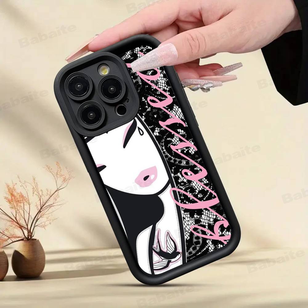 Япония Tokidoki Для IPhone 17 Pro Max 16 15 14 13 12 11 Plus Черный Мягкий Чехол для Телефона