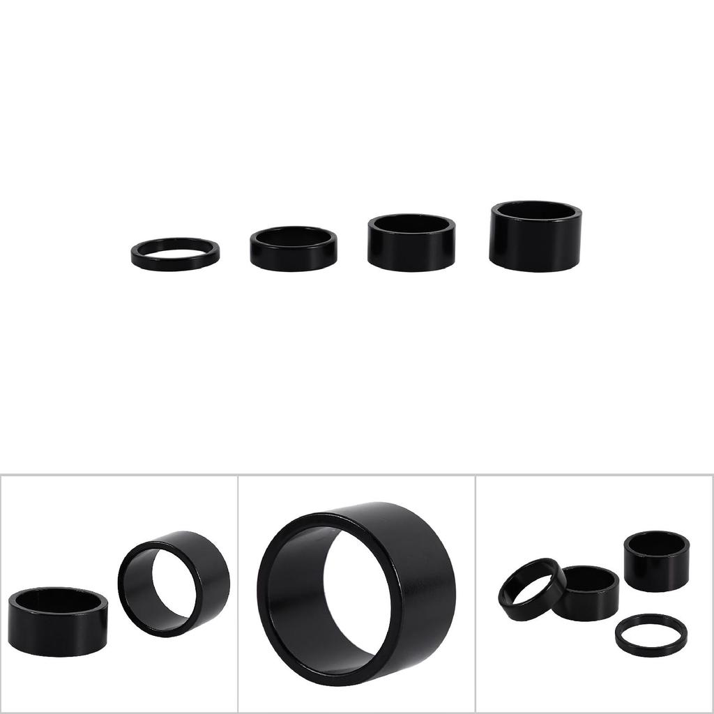 4 Colors 4Pcs Set 5mm 10mm 15mm 20mm Aluminum Alloy Headset Spacer Bike Front Stem Fork Washer