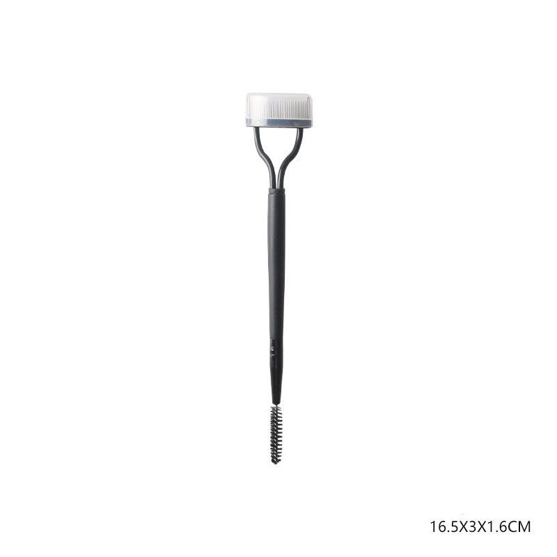 1 шт., черная складная щетка для ресниц, расческа для красоты, разделитель ресниц для макияжа, щипцы для завивки ресниц из нержавеющей стали, тушь для завивки ресниц, косметический инструмент