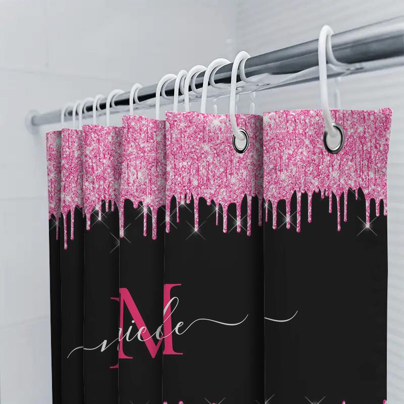 Seashell Shower Curtain Waterproof Bath Decorative Print Fabric For Bathroom Accessories Neutral Tone