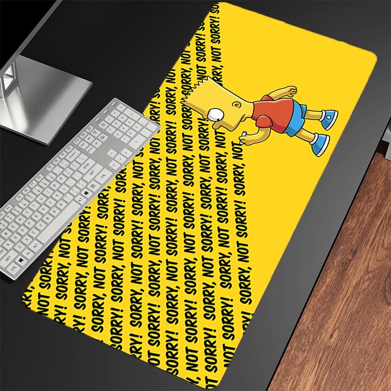 Mouse Pad Designed specifically Desk Mat Gamer Office Computer Carpet Keyboard Table Gaming Accessories TThe Simpsons Mousepad
