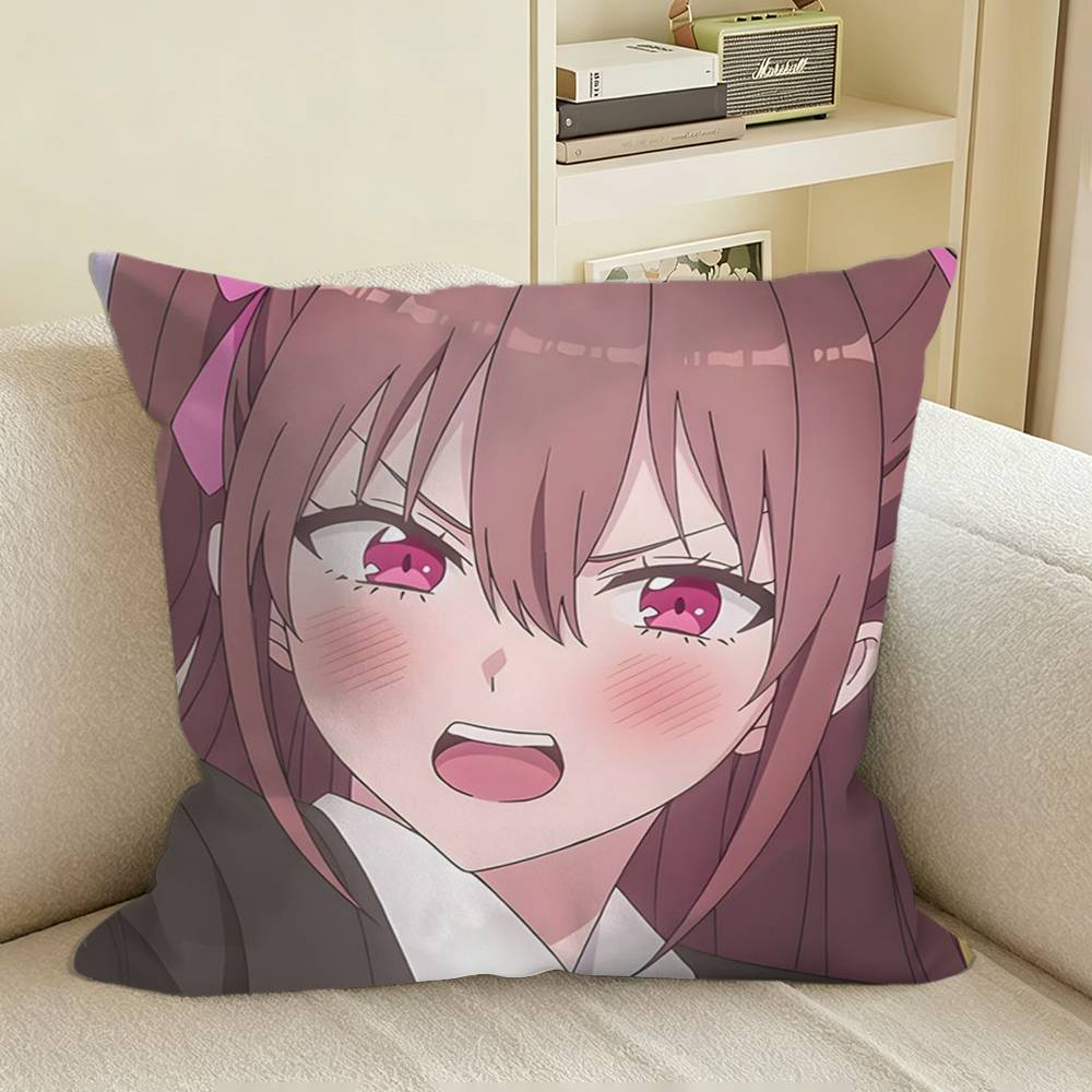 MMikari CosplayAnime D Square Sofa Pillow Cover Solid Color Living Room Home Decor Cushion Case