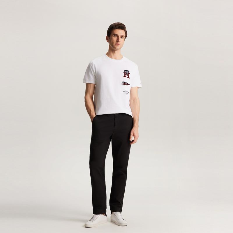 Tommy Hilfiger T-Shirts Men's Crew Neck Moderate Straight Fit 78JA204