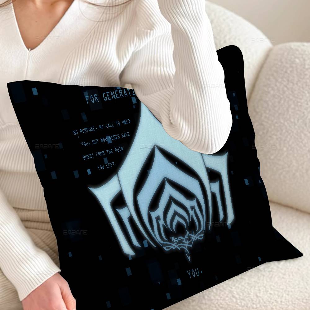 Warframes Gamer Pillowcase Toon Gift Cushion Cover Bedroom Home Sofa Chair Seat Decor Pillow Case