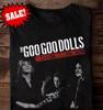 Новая Черная Хлопковая Футболка The Goo Goo Dolls Siganture Band S-5XL