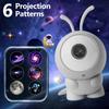 Rechargeable Galaxy Projector Lights 6 In1 LED Planetarium Starry Sky Night Lights Rotating Constellation Projector Lamp Decor