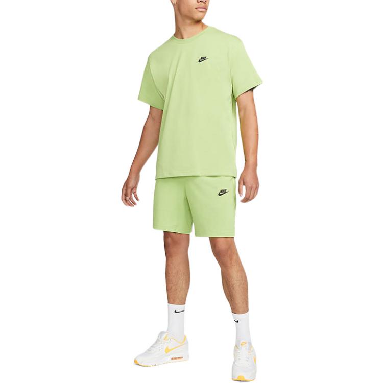 Nike Повседневные шорты мужские зеленые умеренные DM6590-332
