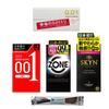 Sagami Okamoto Zero One Condom Fuji Latex SKYN GEX ZONE 4 Box Set 0.01