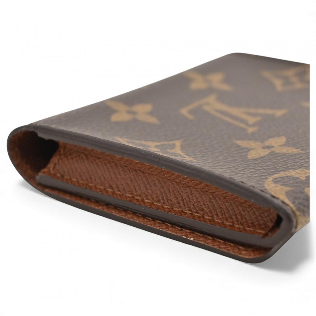 Оригинал LOUIS VUITTON Monogram Конверт Визитница M63801 lv6924rf Б/У