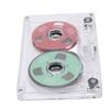 Blank Cassette Tape Reel to Reel Metal 50 Minutes Blank Recording Tape with Transparent Box for Music Recording