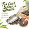 Silve Titanium Tea Spoon Hammered Texture Tea Shovel New Mini Tea Scoop  for Tea Brewing