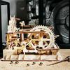 4 Kinds DIY Waterwheel Wooden Model Building Kits Assembly Toy Gift for Children Adult