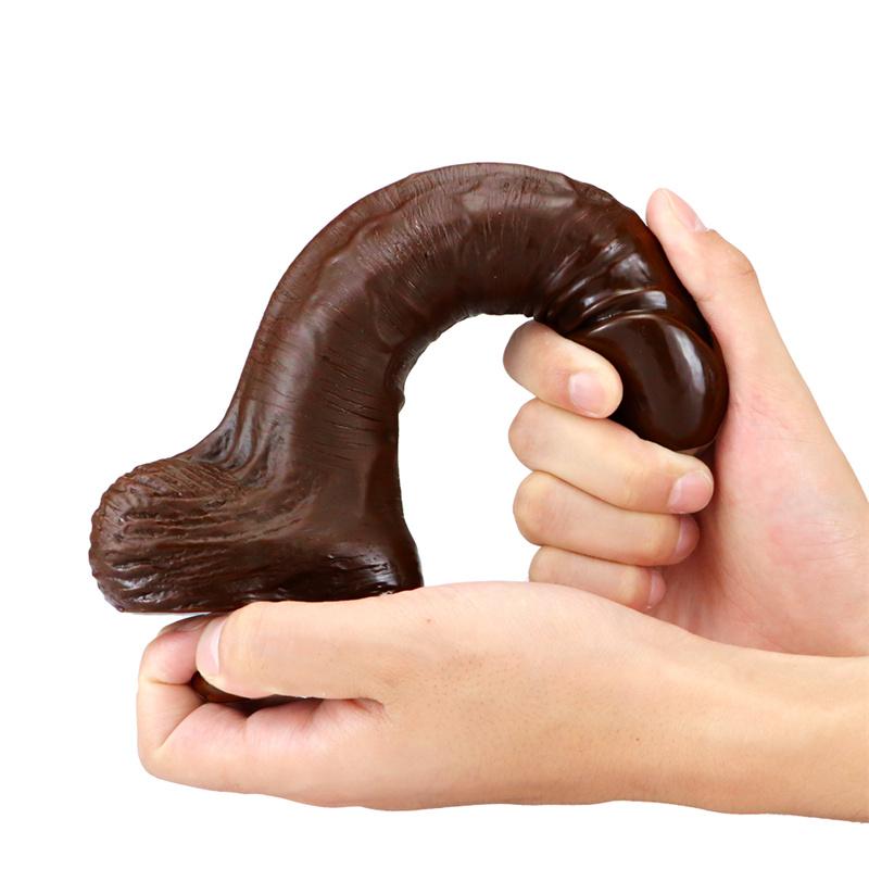 Тор Женский Мастурбатор Симуляция Ручной Большой Дилдо Присоска Дилдо Пенис Взрослые Товары