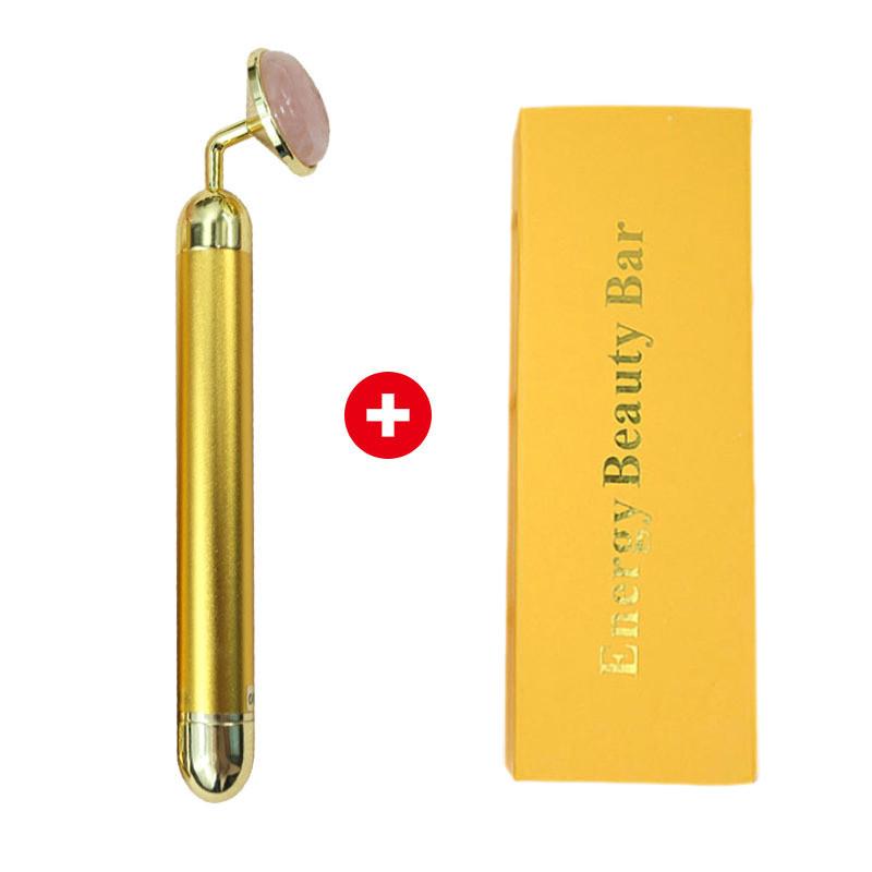 Премиальный электрический нефритовый бьюти-роллер с вибрационной функцией для ухода за лицом и расслабления