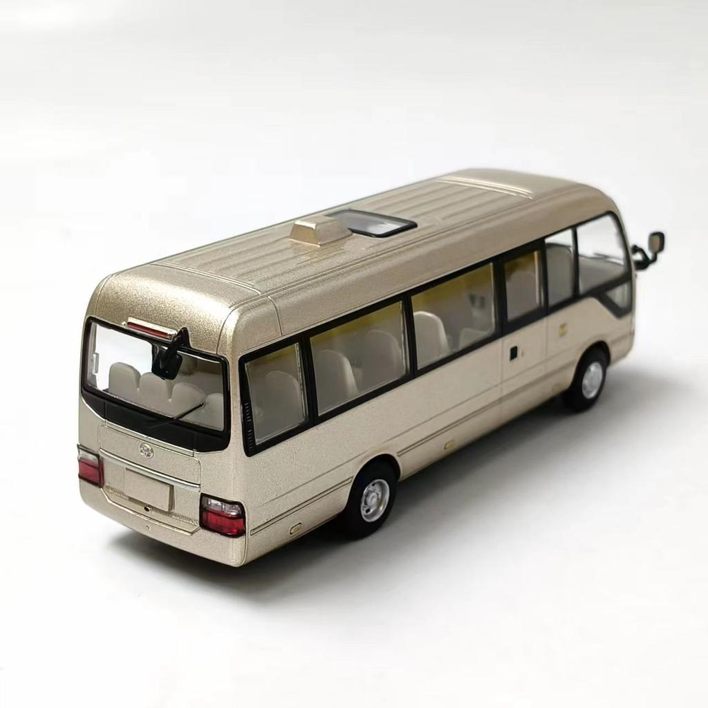1/64 Toyota Coaster АВТОБУС Металлическая Машинка Литье под Давлением и Игрушечные Транспортные Средства Модель Автомобиля Миниатюрная Масштабная Модель Автомобиля для Детей
