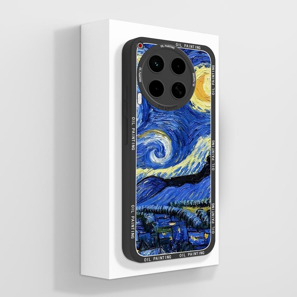 Задняя крышка для Tecno Camon 30 20 Pova 6 5 Pro Pop 8 Spark 20 Модный чехол с рисунком граффити Защитная пленка для экрана Жидкий силиконовый чехол для телефона для Tecno Shell