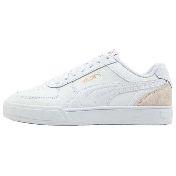 Puma Caven Comfortable Versatile Low-Top Sneakers Unisex Sneakers White Platinum 399398-01