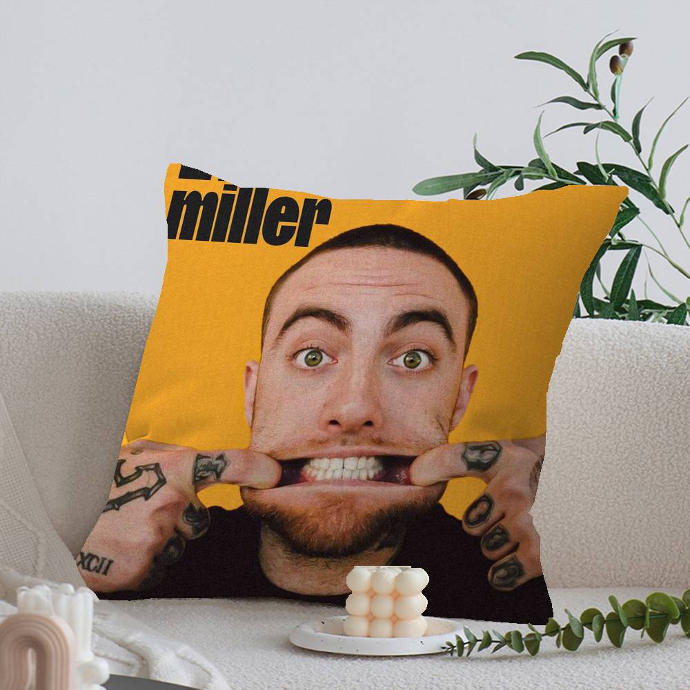 Наволочка для подушки с изображением певца M-Mac Miller для спальни, комнаты и дивана в гостиной, декоративная наволочка