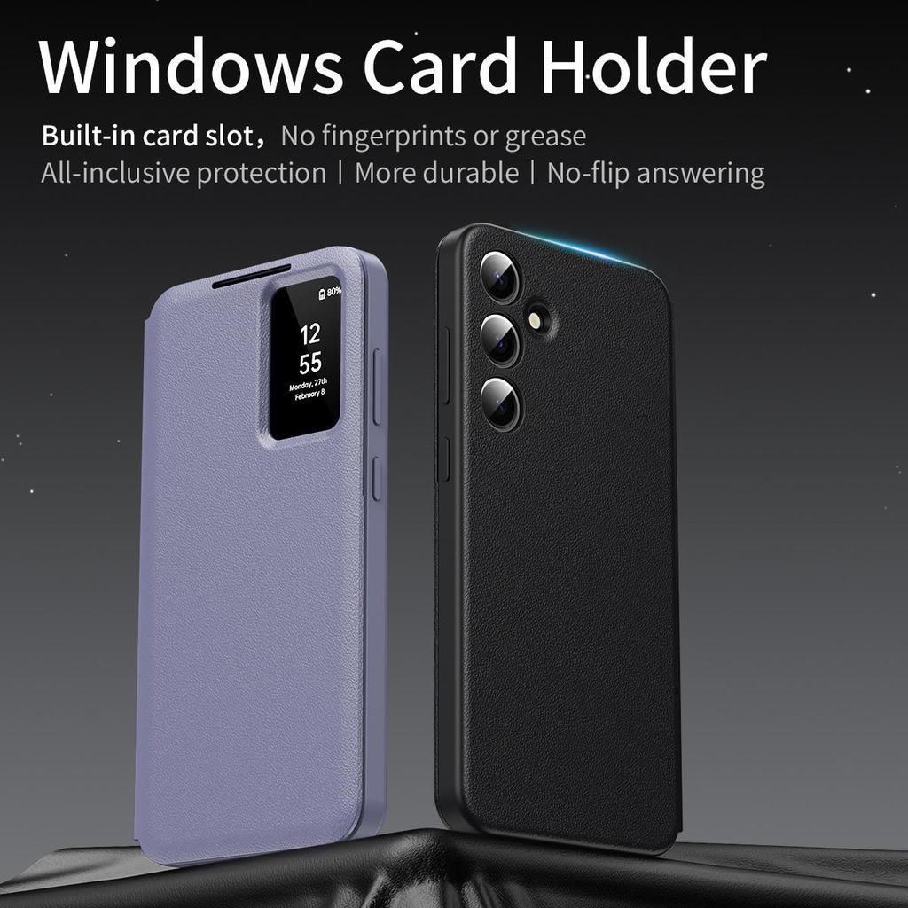 Kindsuit Экологичный чехол-книжка для Samsung Galaxy S26 Ultra S25 Edge S24 Ultra S23+ S22+ Plus Умный чехол Карман для карт Функция пробуждения/сна